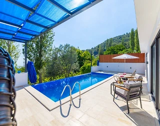 Kaş İslamlar'da Balayı Çiftlerine Uygun, Özel Havuzlu, Kiralık Villa - 2