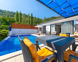 Kaş İslamlar'da Balayı Çiftlerine Uygun, Özel Havuzlu, Kiralık Villa - 3