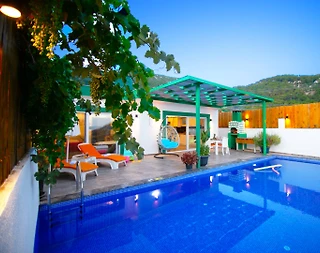 Kaş İslamlar'da Balayı Çiftlerine Uygun, Özel Havuzlu, Kiralık Villa - 1