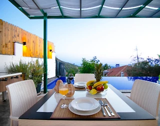 Kaş İslamlar'da Balayı Çiftlerine Uygun, Özel Havuzlu, Kiralık Villa - 4