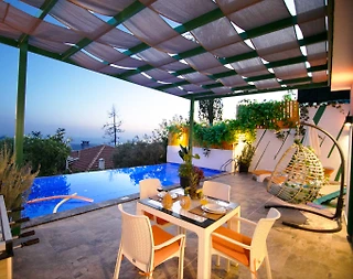 Kaş İslamlar'da Balayı Çiftlerine Uygun, Özel Havuzlu, Kiralık Villa - 5