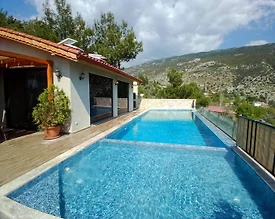 Kaş İslamlar'da Benzersiz Doğa İçerisinde, Özel Havuzlu, Lüks Villa - 3