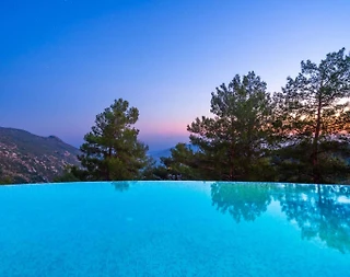 Kaş İslamlar'da Benzersiz Doğa Manzaralı, Özel Havuzlu, Balayı Villası - 5