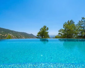 Kaş İslamlar'da Benzersiz Doğa Manzaralı, Özel Havuzlu, Balayı Villası - 3