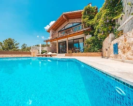 Kaş İslamlar'da Benzersiz Doğa Manzaralı, Özel Havuzlu, Balayı Villası - 2