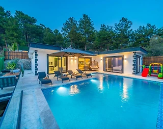 Kaş İslamlar'da Çekirdek Ailelere Uygun, Özel Havuzlu, 2+1 Villa - 3