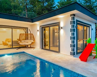 Kaş İslamlar'da Çekirdek Ailelere Uygun, Özel Havuzlu, 2+1 Villa - 5