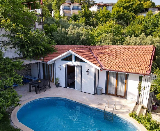 Kaş İslamlar'da Çekirdek Ailelere Uygun, Özel Havuzlu, 4 Kişilk Villa - 1