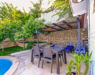 Kaş İslamlar'da Çekirdek Ailelere Uygun, Özel Havuzlu, 4 Kişilk Villa - 3
