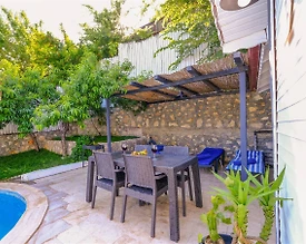 Kaş İslamlar'da Çekirdek Ailelere Uygun, Özel Havuzlu, 4 Kişilk Villa - 3