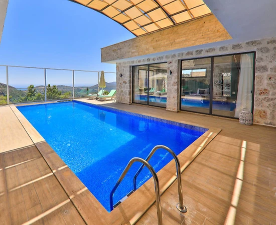 Kaş İslamlar'da Çekirdek Ailelere Uygun, Özel Havuzlu, Ferah Villa - 1