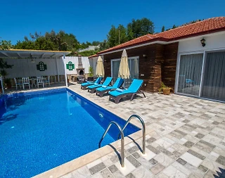 Kaş İslamlar'da Çekirdek Ailelere Uygun, Özel Havuzlu, Konforlu Villa - 3