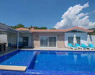 Kaş İslamlar'da Sakin Konumda, Özel Havuzlu, Modern Villa - 4