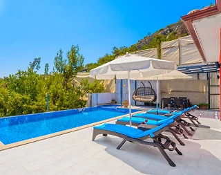 Kaş İslamlar'da Çekirdek Ailelere Uygun, Özel Havuzlu, Modern Villa - 4