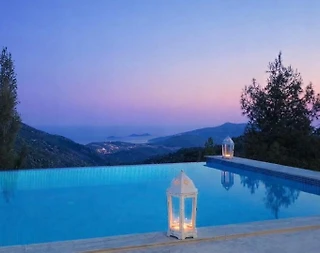 Kaş İslamlar'da Çiftlere Uygun, Özel Havuzlu, Jakuzili, Modern Villa - 4