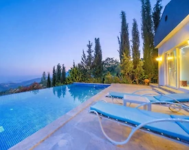 Kaş İslamlar'da Çiftlere Uygun, Özel Havuzlu, Jakuzili, Modern Villa - 3