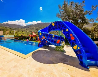 Kaş İslamlar'da Sakin Konumda, Özel Havuzlu, Modern Tasarımlı Villa - 5