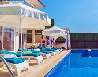Kaş İslamlar'da Deniz Manzaralı, Özel Havuzlu, 6 Kişilik Villa - 1