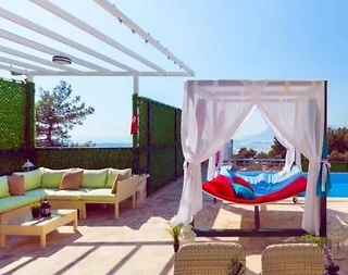 Kaş İslamlar'da Deniz Manzaralı, Özel Havuzlu, 6 Kişilik Villa - 2
