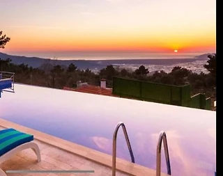 Kaş İslamlar'da Deniz Manzaralı, Özel Havuzlu, 6 Kişilik Villa - 5