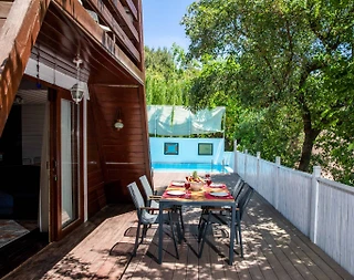 Kaş İslamlar'da Deniz Manzaralı, Özel Havuzlu, Jakuzili, Kiralık Villa - 5