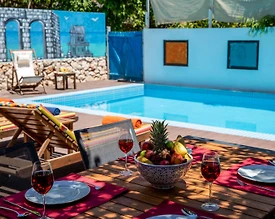 Kaş İslamlar'da Deniz Manzaralı, Özel Havuzlu, Jakuzili, Kiralık Villa - 3