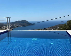 Kaş İslamlar'da Deniz Manzaralı, Özel Havuzlu, Jakuzili Villa - 3
