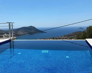 Kaş İslamlar'da Deniz Manzaralı, Özel Havuzlu, Jakuzili Villa - 4