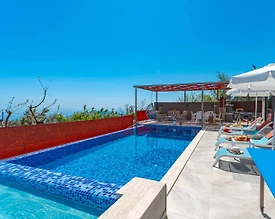 Kaş İslamlar'da Deniz Manzaralı, Özel Havuzlu, Jakuzili Villa - 2