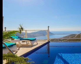 Kaş İslamlar'da Deniz ve Doğa Manzaralı, Özel Havuzlu, Balayı Villası - 2