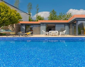 Kaş İslamlar'da Doğa İçerisinde, Açık ve Kapalı Havuzlu, Kiralık Villa - 2