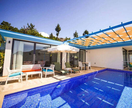 Kaş İslamlar'da Doğa İçerisinde, Özel Havuzlu, 1+1 Villa - 1