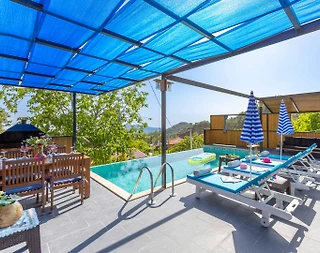 Kaş İslamlar'da Doğa İçerisinde, Özel  Havuzlu, Balayı Villası - 4