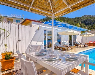 Kaş İslamlar'da Doğa İçerisinde, Özel Havuzlu, Jakuzili, Kiralık Villa - 2