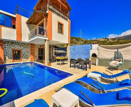 Kaş İslamlar'da Doğa İçerisinde, Özel Havuzlu, Jakuzili Villa - 1