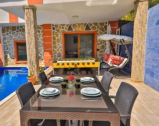 Kaş İslamlar'da Doğa İçerisinde, Özel Havuzlu, Jakuzili Villa - 2