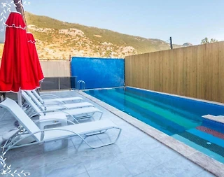 Kaş İslamlar'da Doğa İçerisinde, Özel Havuzlu, Kiralık Villa - 2