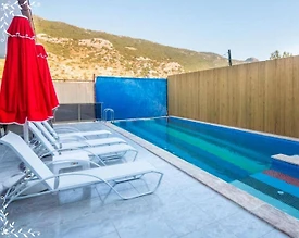 Kaş İslamlar'da Doğa İçerisinde, Özel Havuzlu, Kiralık Villa - 2