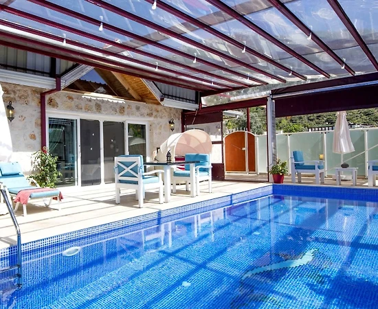 Kaş İslamlar'da Doğa İçerisinde, Özel Havuzlu, Muhafazakar Villa - 1
