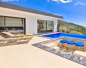Kaş İslamlar'da Doğa İçerisinde, Özel Havuzlu, Kiralık Villa - 2