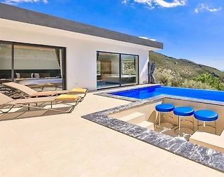 Kaş İslamlar'da Doğa İçerisinde, Özel Havuzlu, Şık Kiralık Villa - 2