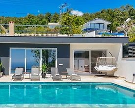 Kaş İslamlar'da Doğa İçerisinde, Sonsuzluk Havuzlu, Muhafazakar Villa - 2
