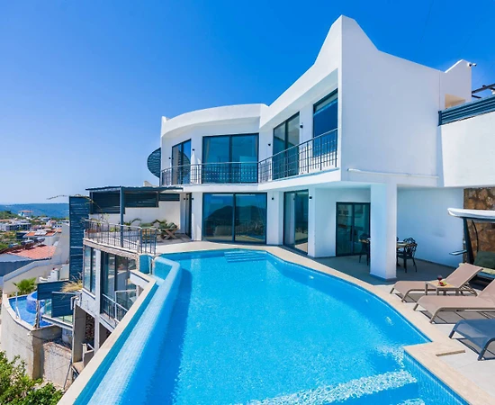 Kaş İslamlar'da Doğa İçerisinde, Sonsuzluk Havuzlu, Kiralık Villa - 1