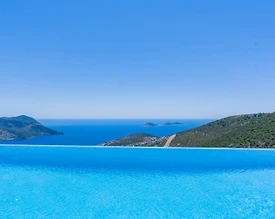 Kaş İslamlar'da Doğa İçerisinde, Sonsuzluk Havuzlu, Kiralık Villa - 2