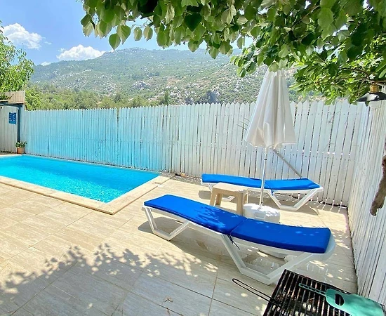Kaş İslamlar'da Doğa İle İç İçe, Özel Havuzlu, 2 Kişilik Villa - 1
