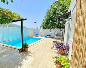 Kaş İslamlar'da Doğa İle İç İçe, Özel Havuzlu, 2 Kişilik Villa - 2