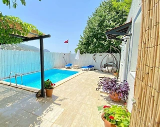 Kaş İslamlar'da Doğa İle İç İçe, Özel Havuzlu, 2 Kişilik Villa - 2