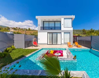 Kaş İslamlar'da Doğa İle İç İçe, Özel Havuzlu, 1+1, Tatil Villası - 4
