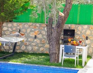 Kaş İslamlar'da Doğa İle İç İçe, Özel Havuzlu, Jakuzili Villa - 3