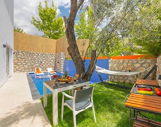 Kaş İslamlar'da Doğa İle İç İçe, Özel Havuzlu, Jakuzili Villa - 4